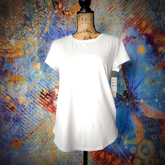 Zella Tops - SMALL Zella White Tee Shirt